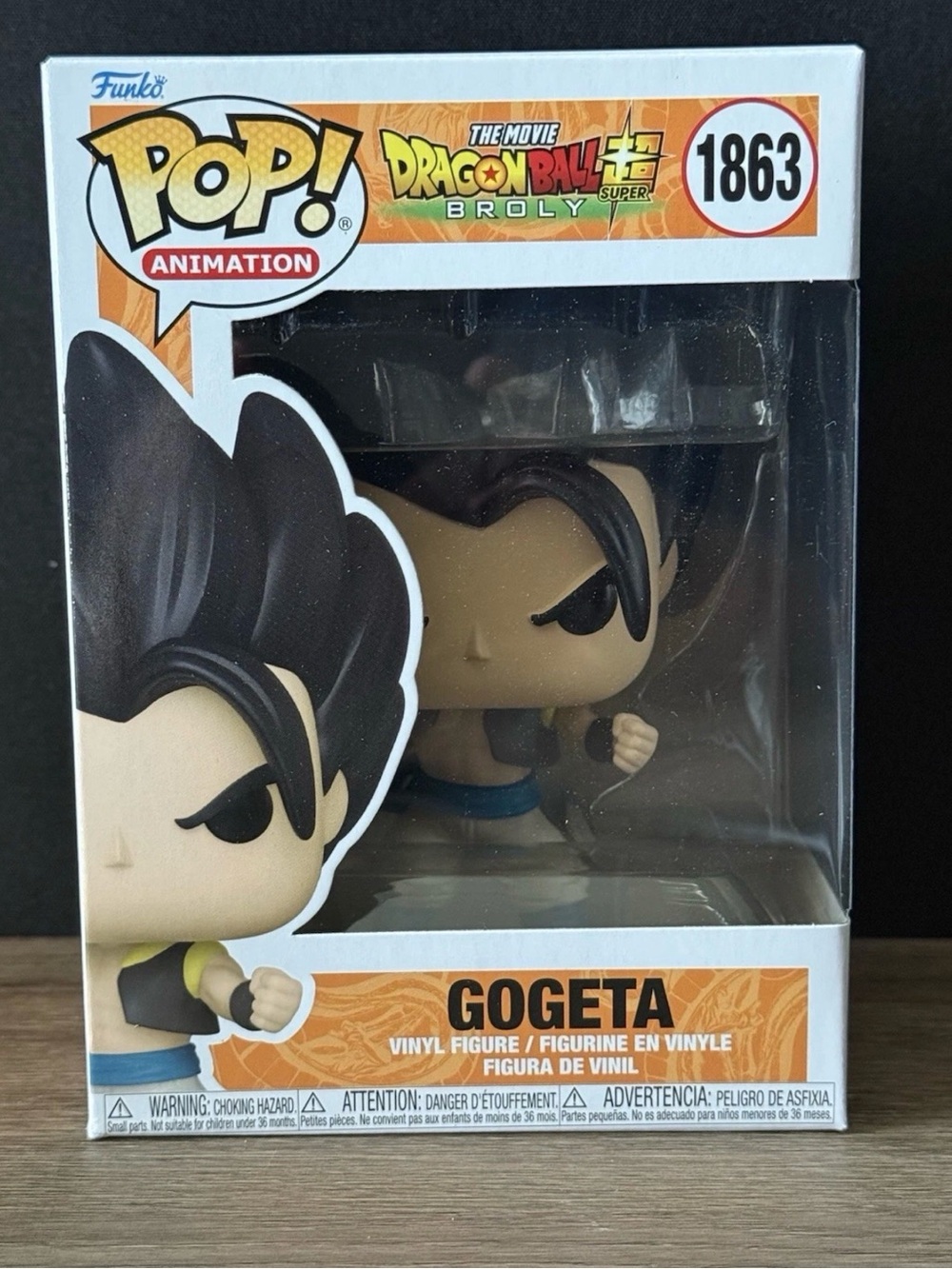 Funko Pop! Dragon Ball Super: Broly Gogeta #1863 with clear protector
